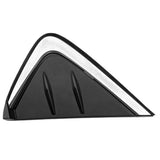 Corner window bright strip